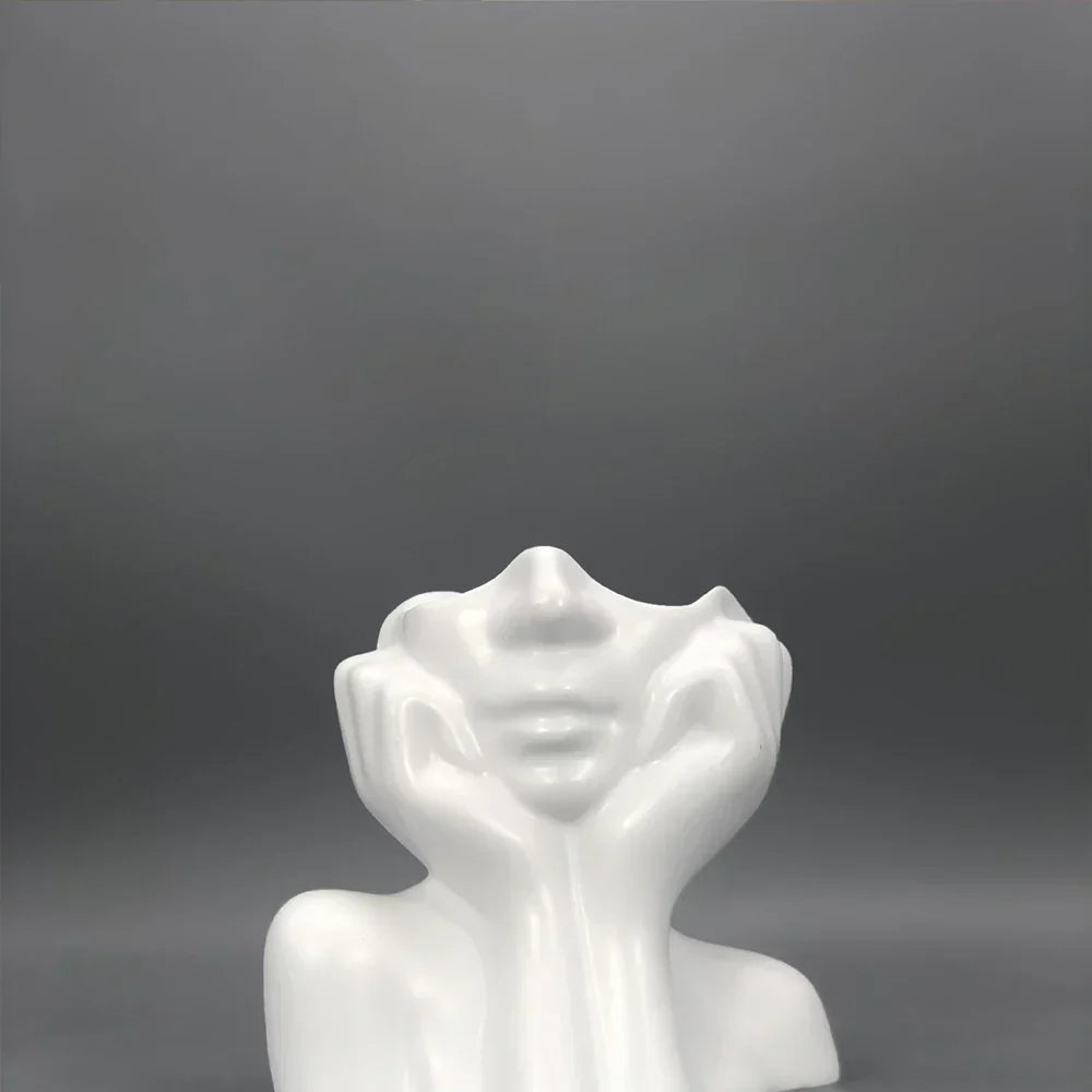 Vibrant Flower Outdoor Planter Statue