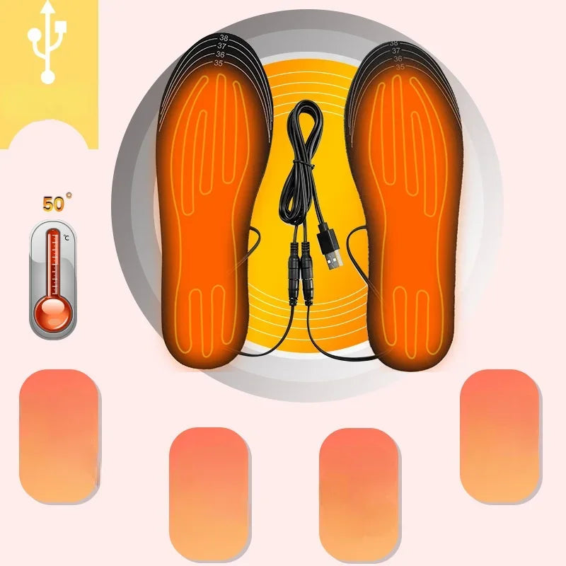 Cozy Battery Powered Heat Insoles for Cold Feet