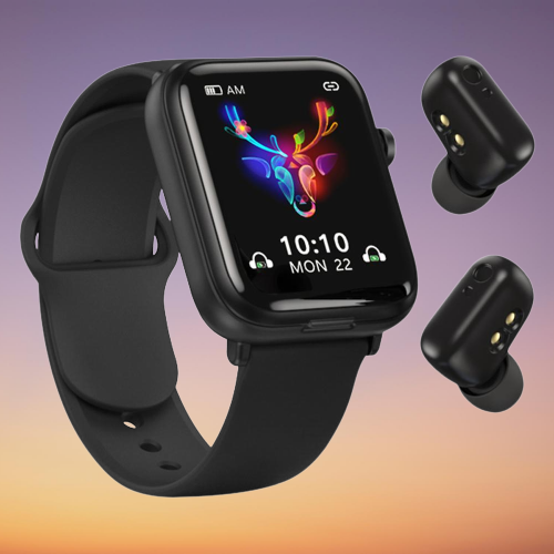Bluetooth Fitness Headphones Tracker Watch - Luxicro