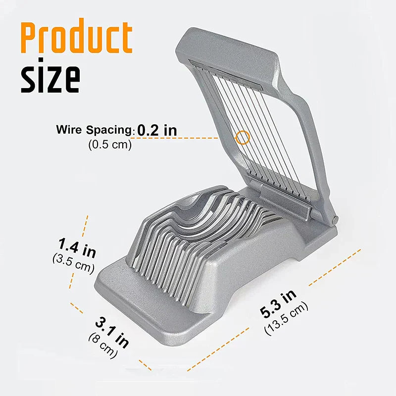 Simple Egg Cutter with Durable Sharp Blades