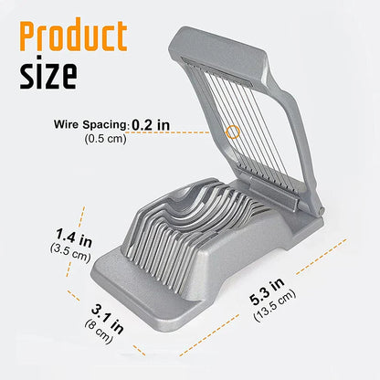 Simple Egg Cutter with Durable Sharp Blades