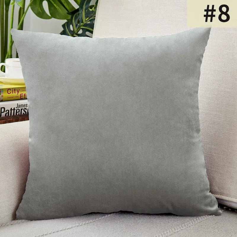 Plush Velvet Pillowcase for Luxury Living Rooms