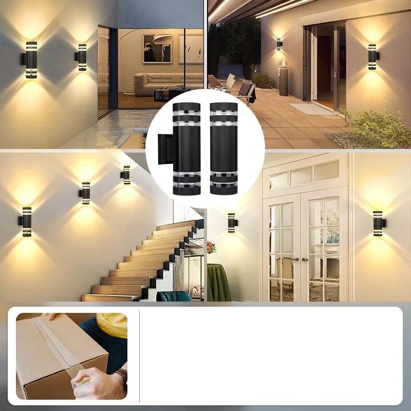 Weatherproof LED Outdoor Wall Light with Dual Direction