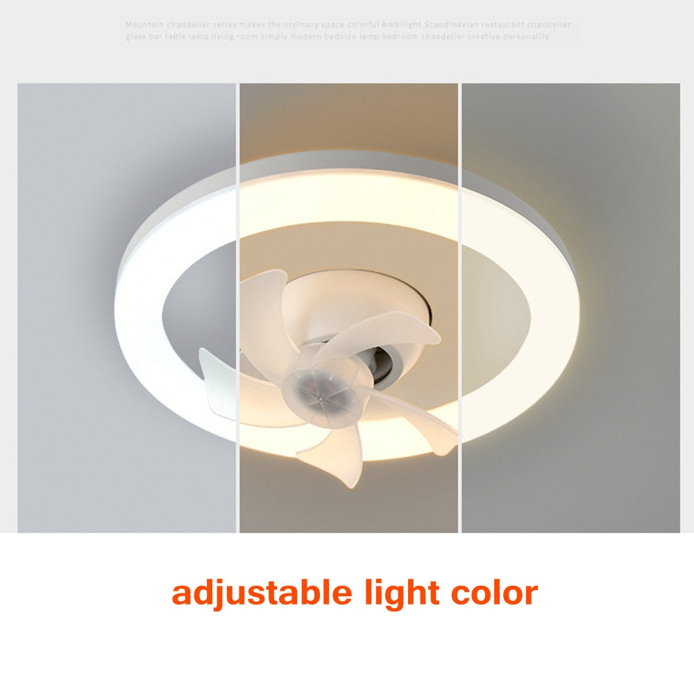 Energy Saving Fan Ceiling Light Fixture