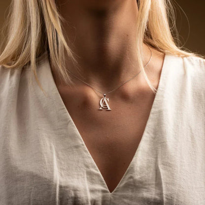 Personalized Monogrammed Pendant Necklace