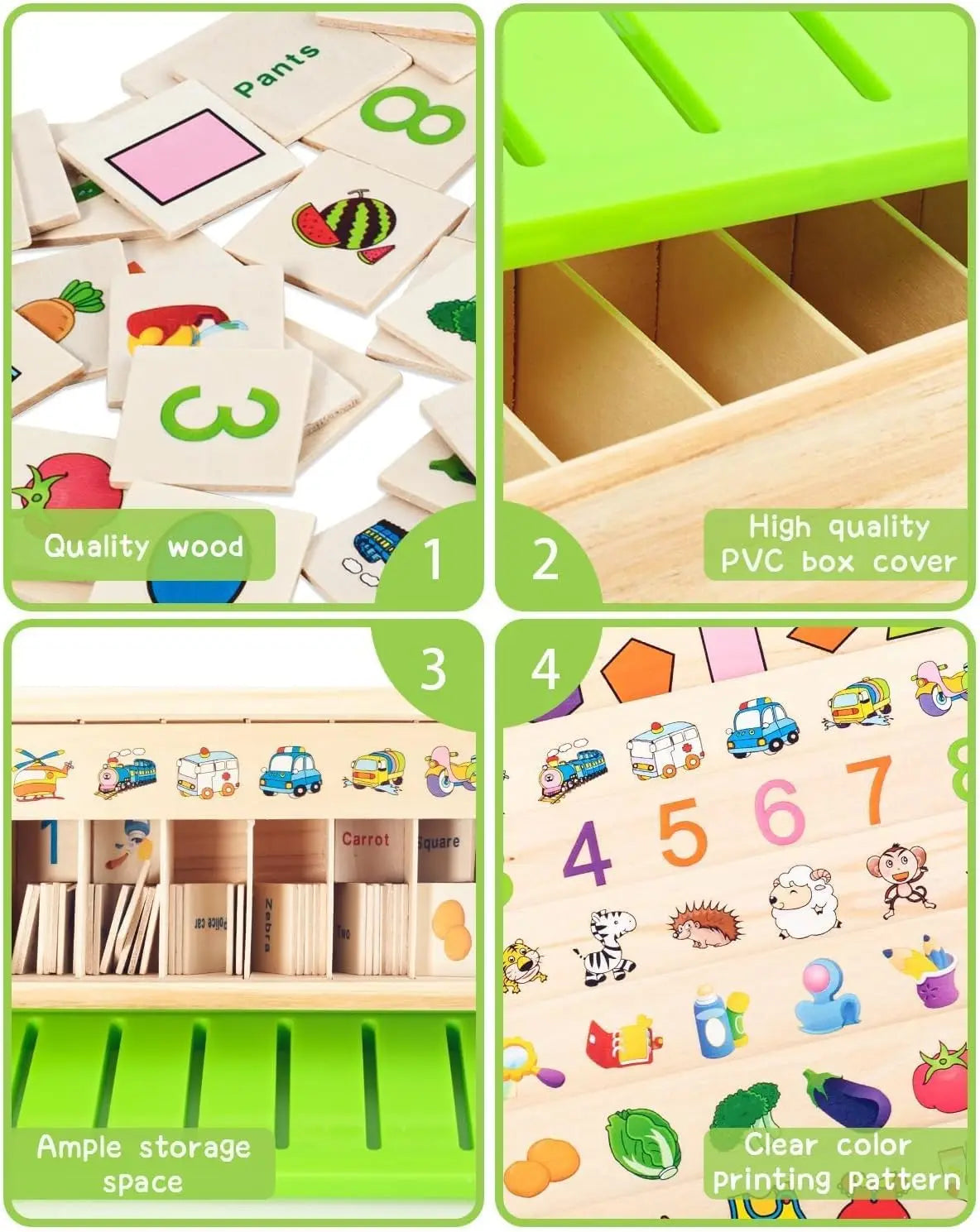Fun Educational Wooden Sorting Toy