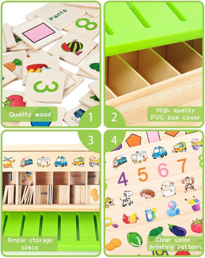 Fun Educational Wooden Sorting Toy