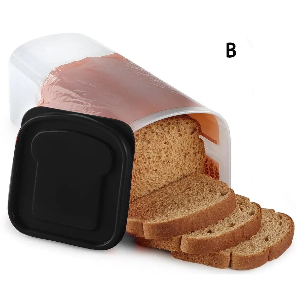 Fresh Food Keeper Compact Bread Storage Container