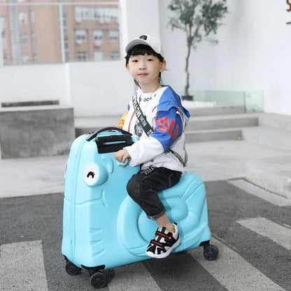 Colorful Kids Rolling Suitcase