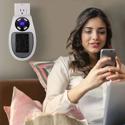 Compact Digital Heater with Remote Control Timer