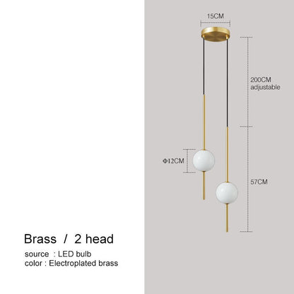 Minimalist Clear Globe Hanging Light