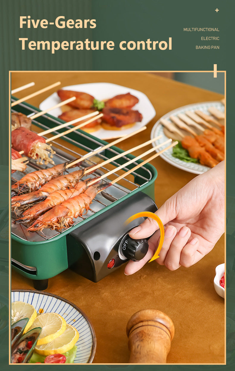 Portable Indoor Smokeless BBQ Grill