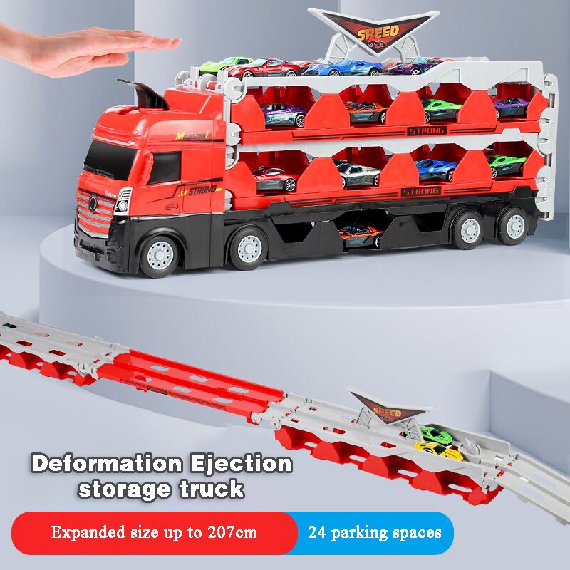Big Foldable Racing Car Track Playset
