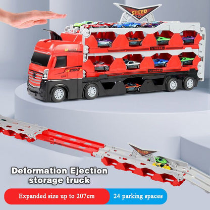 Big Foldable Racing Car Track Playset