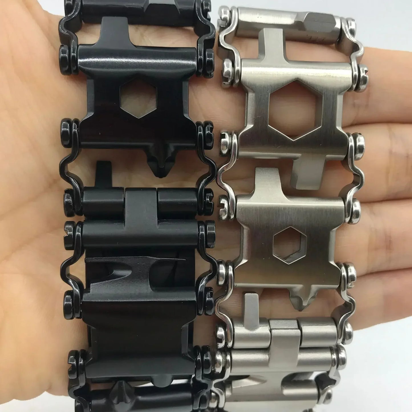 Tough Stainless Steel Survival Bracelet