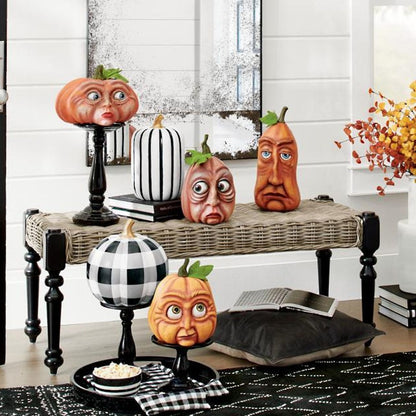 Vibrant Handcrafted Pumpkin Fall Decoration
