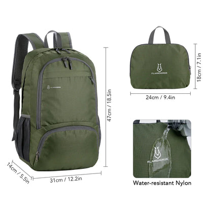 Lightweight Water Resistant Folding Backpack