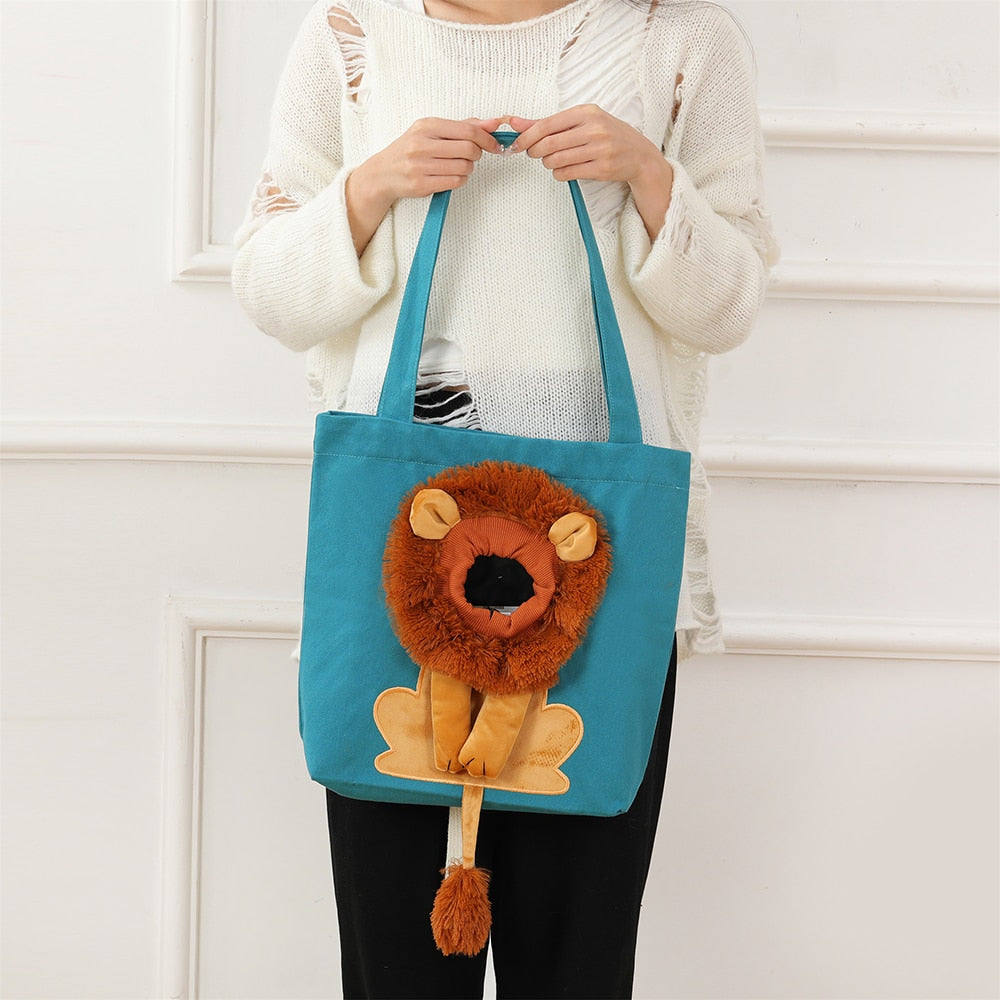 Stylish Kitty Travel Tote Bag