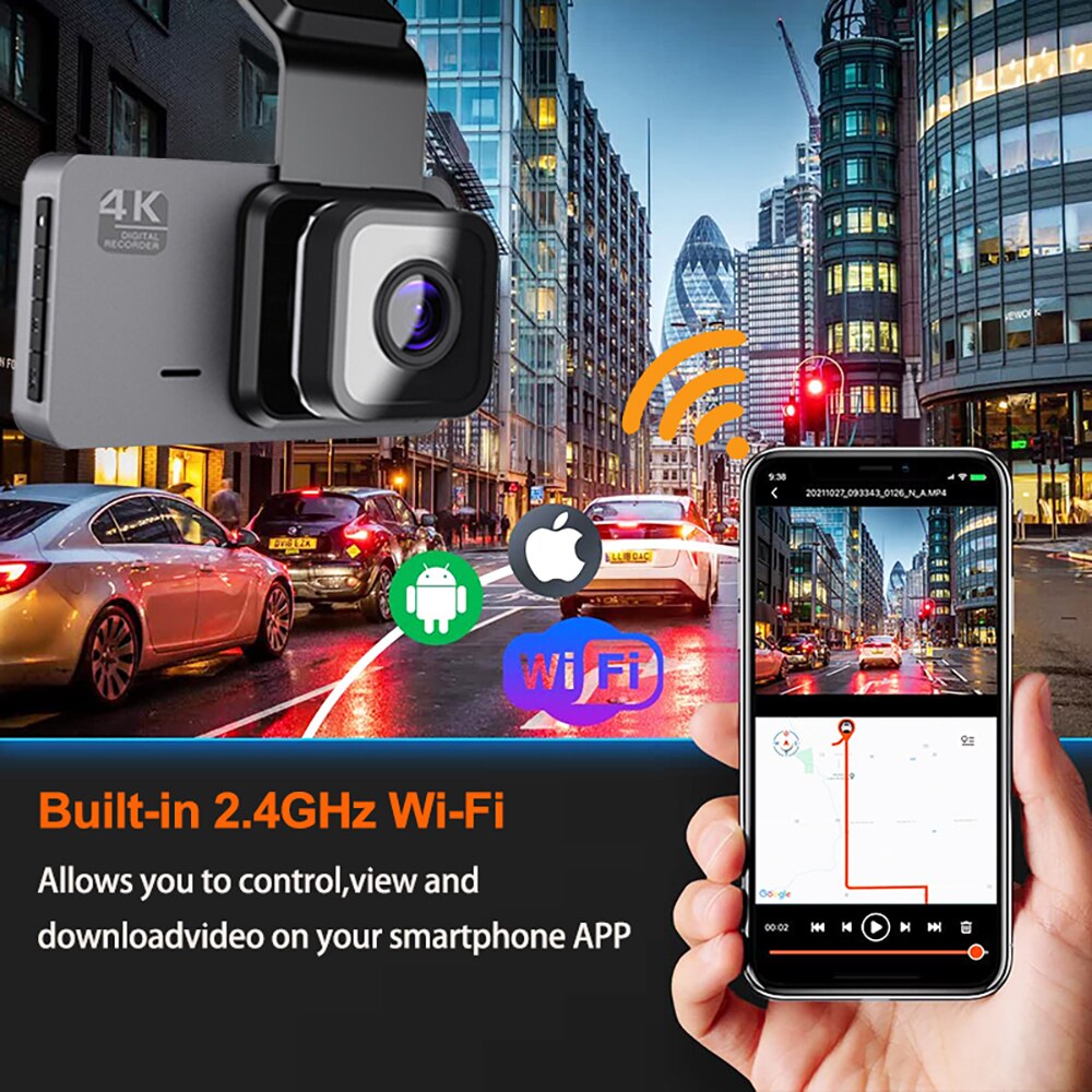HD Car Dashboard Camera Parking Recorder