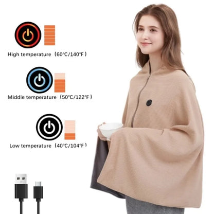 Cozy Electric Throw Blanket with 3 Heat Levels