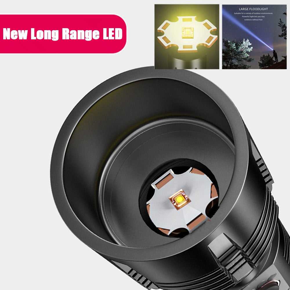 Bright Extra Long Distance LED Torch