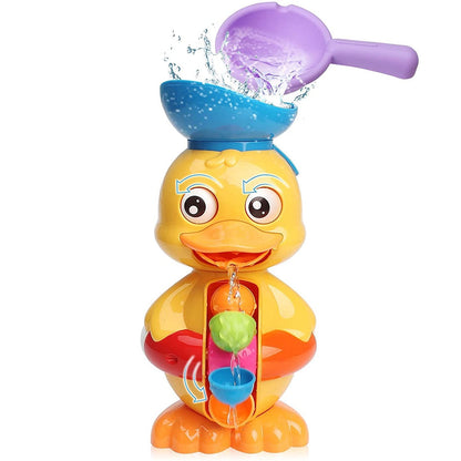 Colorful Quacking Duck Bathtub Toy