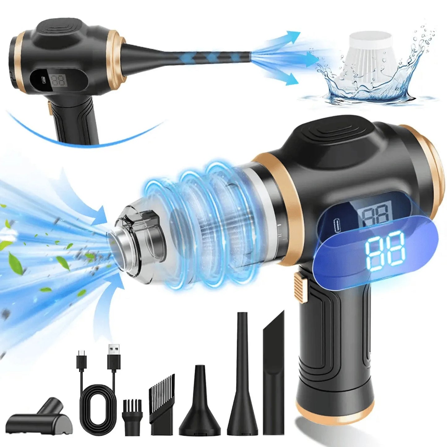 Powerful Portable Rechargeable Hand Vacuum Cleaner