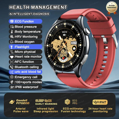 Advanced Fitness Tracker with Heart Rate and Blood Monitor