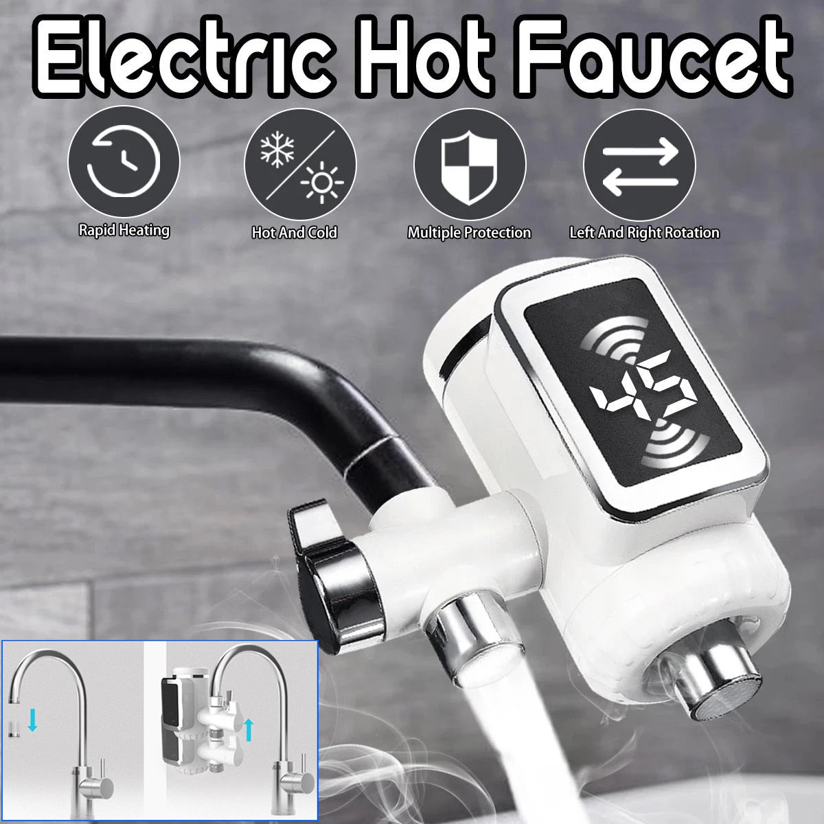 Quick Instant Hot Water Faucet Tap