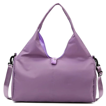 Athletic Gym Bag with Shoe Compartment