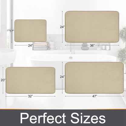 Soft Grip Non Slip Memory Foam Bathroom Mat