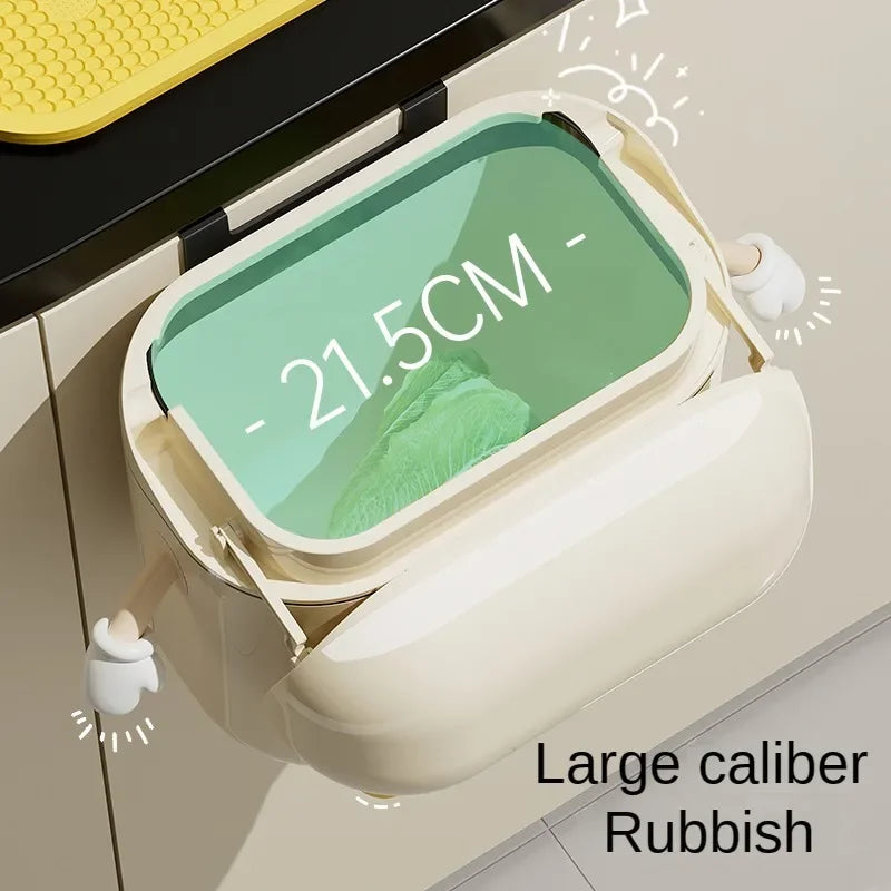 Humorous Quote Wall Mounted Waste Bin
