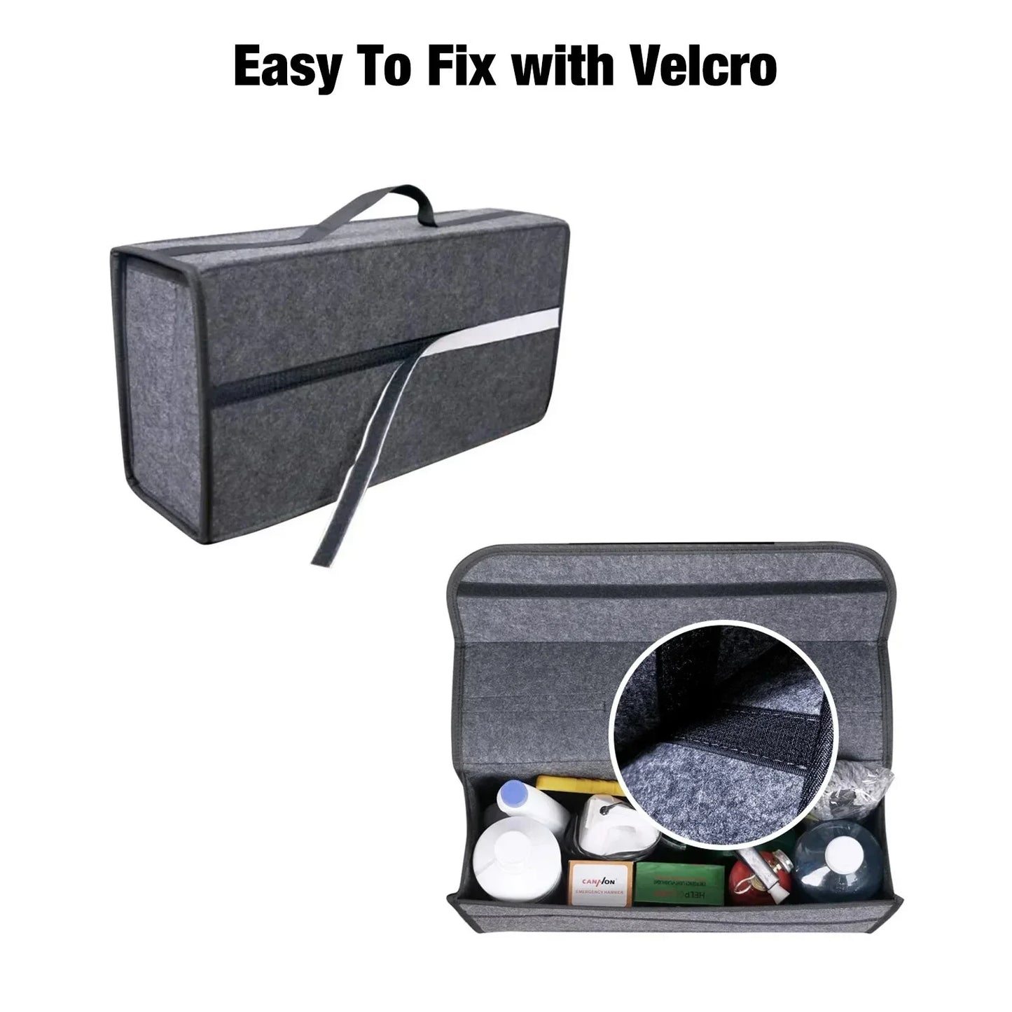 Durable Folding Storage Bag with Handle and Strap