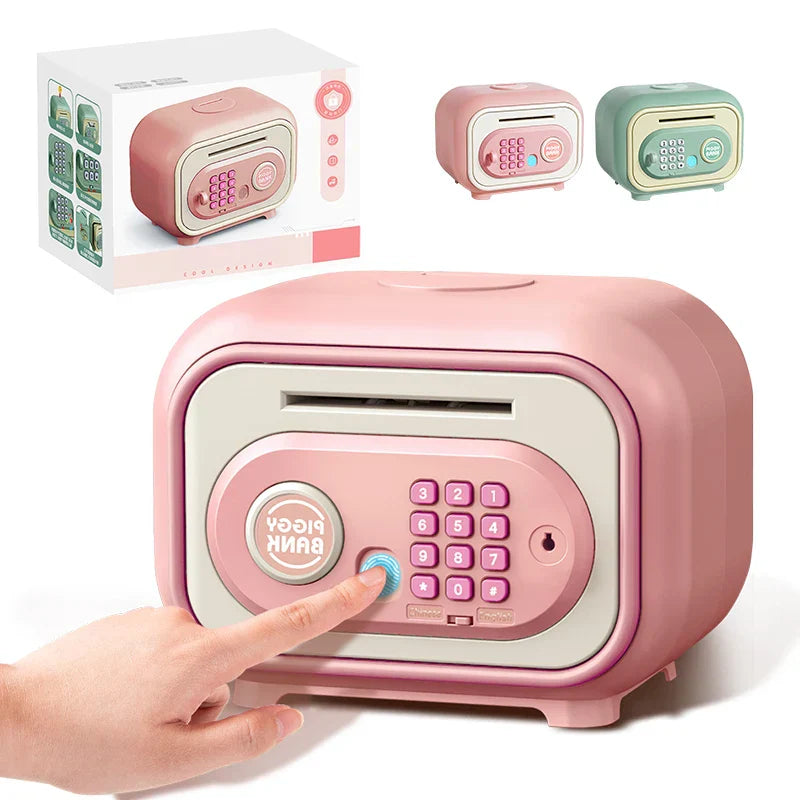 Fun Kids Money Box Password Safe Piggy Bank - Luxicro