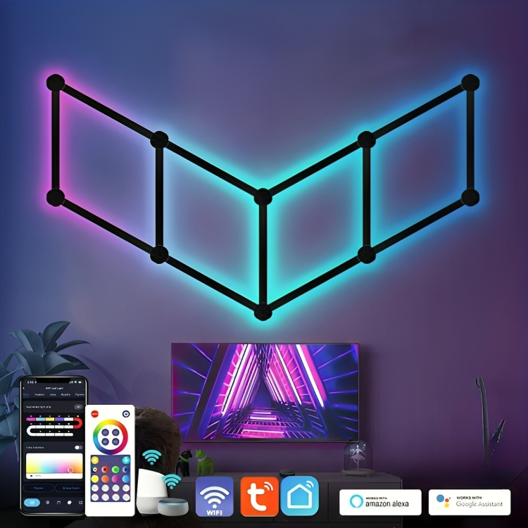 Bright Wifi Controlled LED Wall Lamp - Luxicro