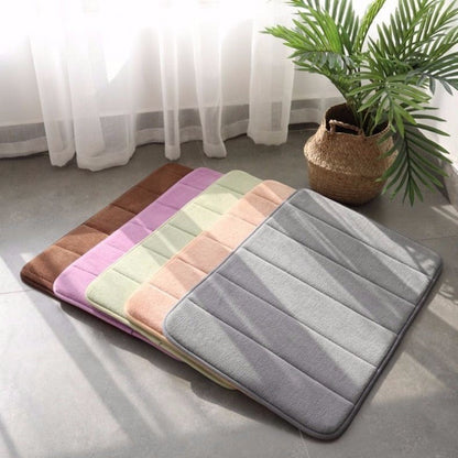 Soft Memory Foam Bathroom Mat with Non Slip Base