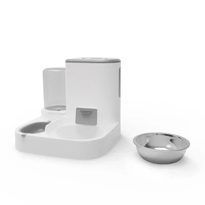 Automatic Pet Food and Water Dispenser Set
