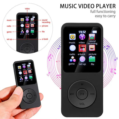 Compact Bluetooth Music Player with Wireless Sound