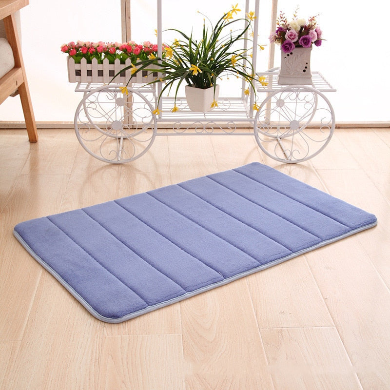 Soft Memory Foam Bathroom Mat with Non Slip Base