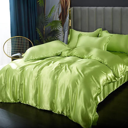 Luxurious Silk Bed Sheet Set
