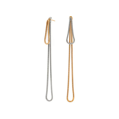 Chic Long Tassel Ball Earrings
