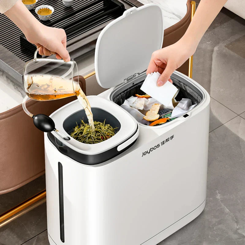 Simple Dual Section Recycling Container - Luxicro