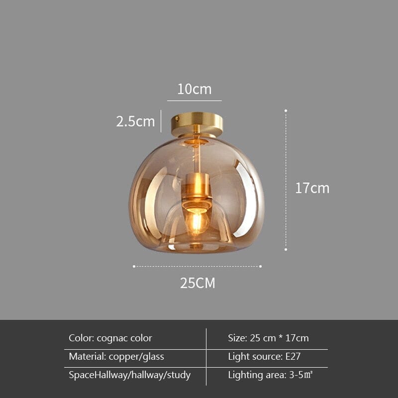 Elegant Glass Ball Wall Light For Home Decor