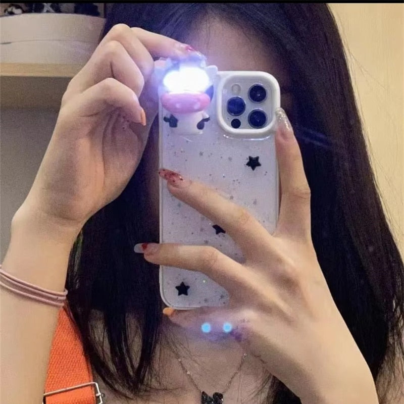 Clear Glow Animal iPhone Case