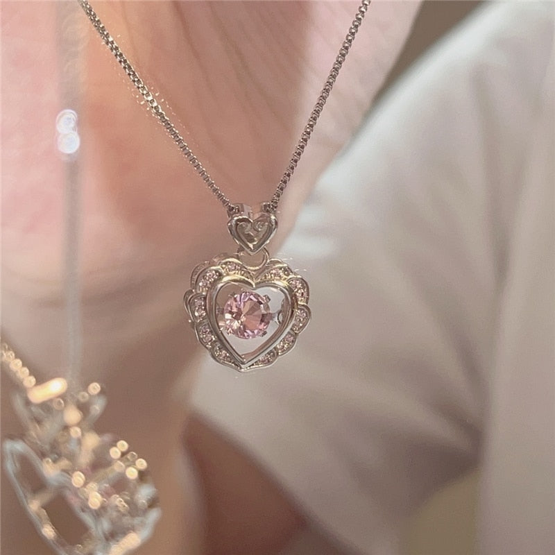 Beautiful Crystal Drop Necklace - Luxicro