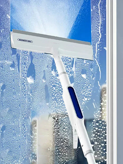Practical 3-in-1 Window Cleaner with Spray and Wipe - Luxicro