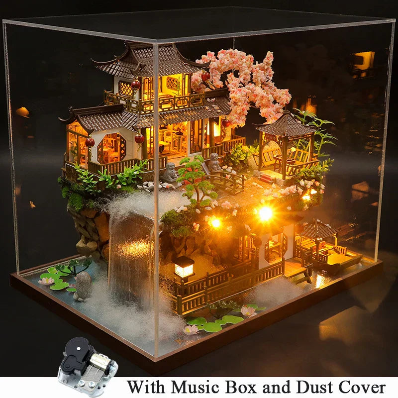 Traditional Asian Home Miniature Wood Craft Kit