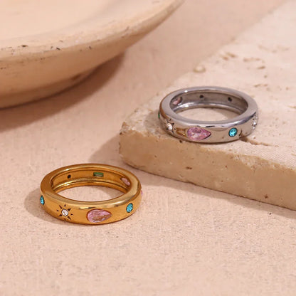 Premium Gold Diamond Statement Ring