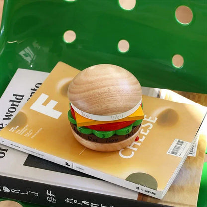 Rotating Wooden Kitchen Calendar