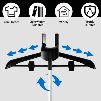 Compact Garment Steam Stand with Adjustable Height